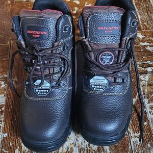 Skechers Men's Safety Toe Work Boots